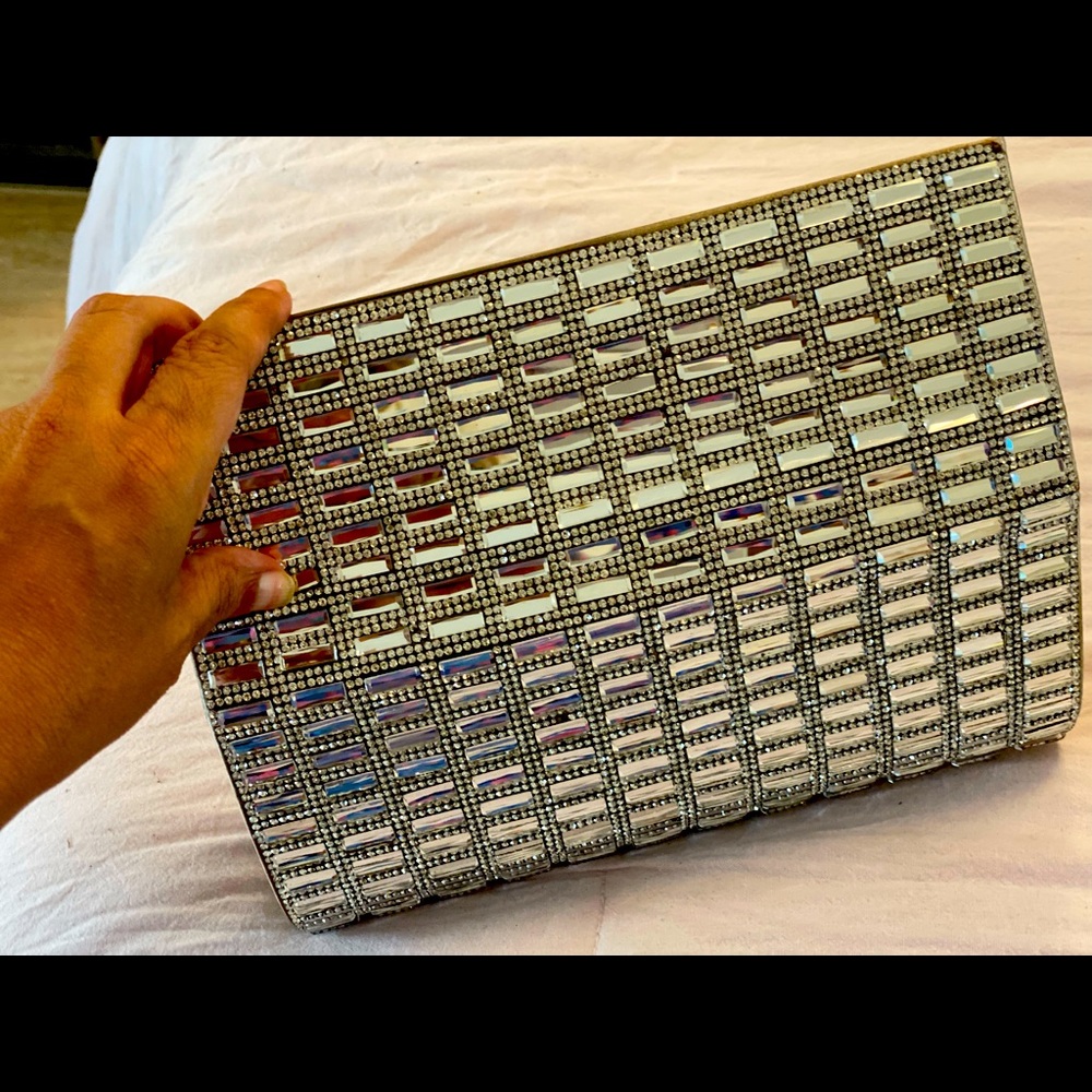 Rhinestone clutch